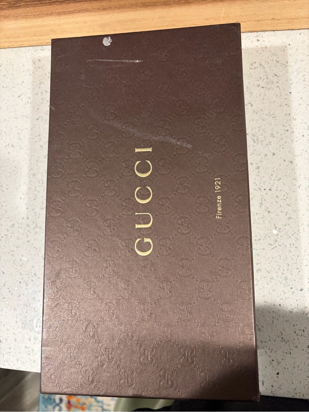 Gucci Black Suede Low Block Heel Pumps with Gold Horsebit - Picture 10 of 10